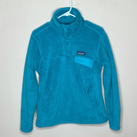 Patagonia Women’s Re-Tool Snap-T Fleece Pullover Polaretec Worn Wear Size Medium - Picture 1 of 5